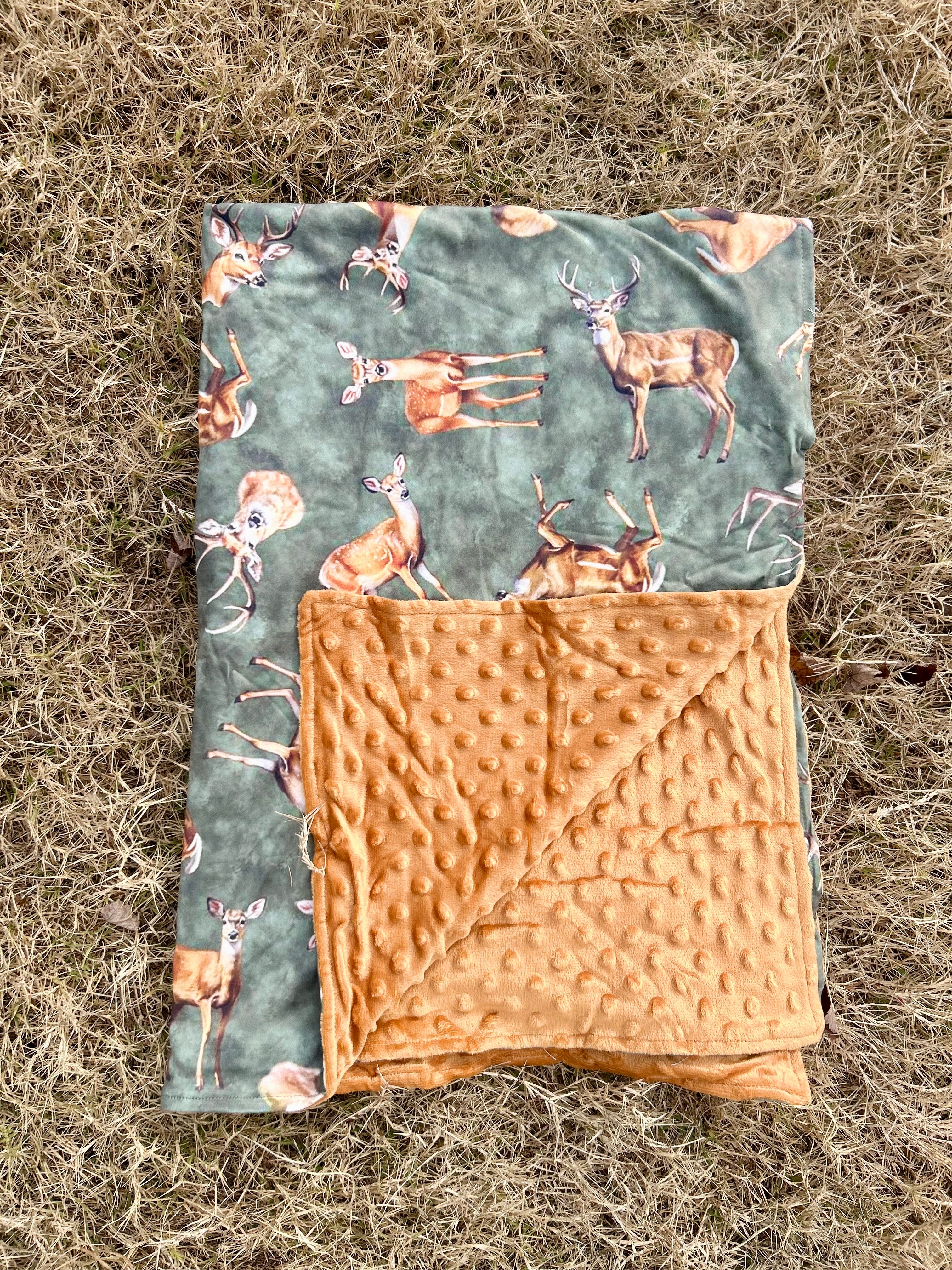 Deer Minky Blanket - Preorder