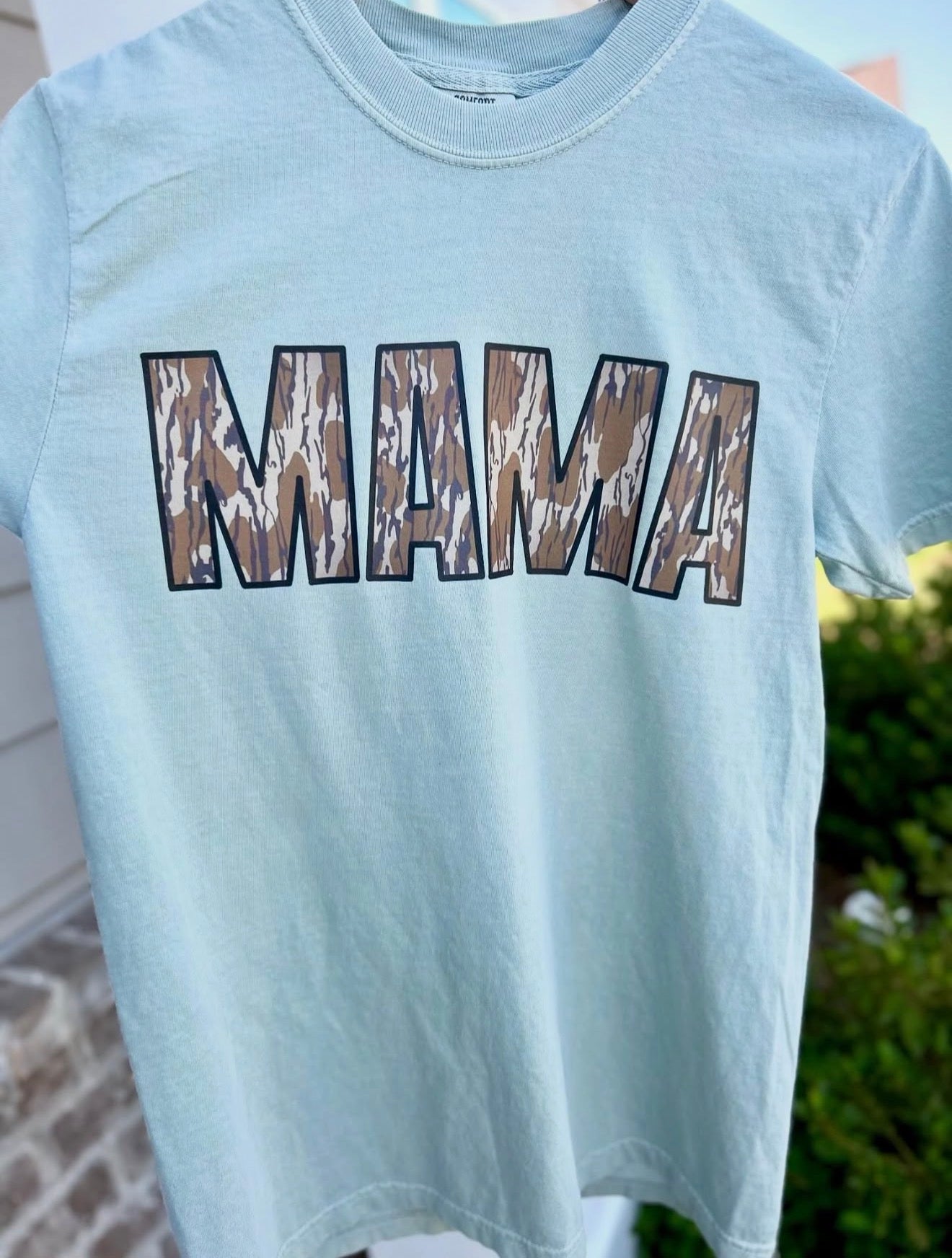 Woods Camo MAMA Tee - Bay