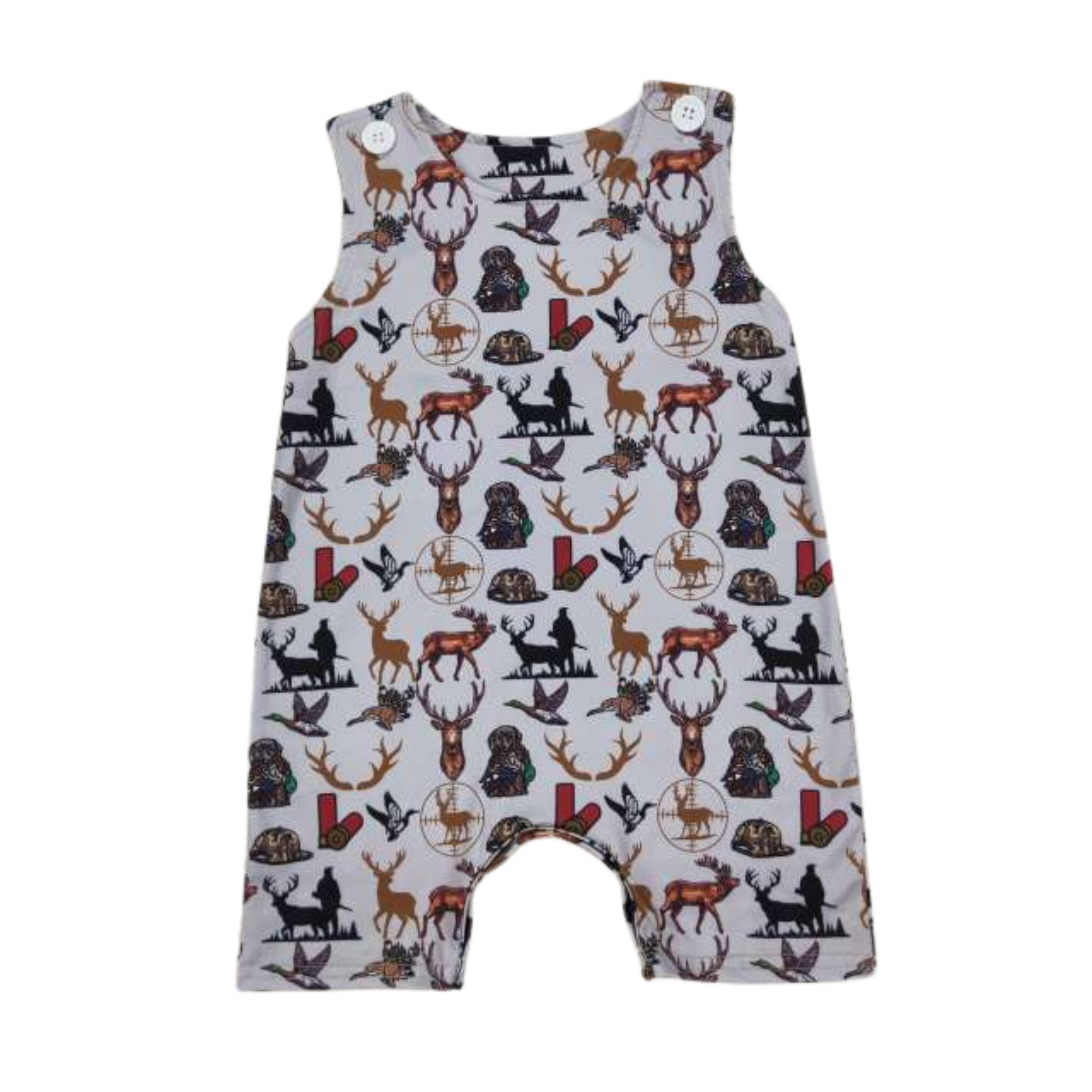 Gone Hunting Romper - Preorder