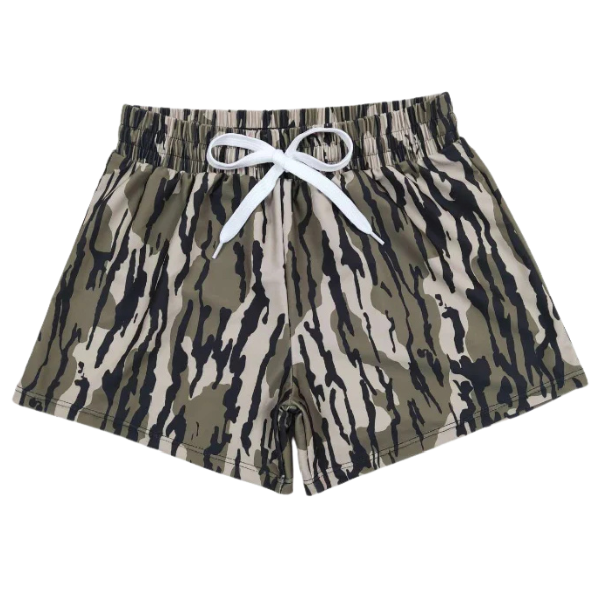 Dark Camo Swim Trunks - Preorder