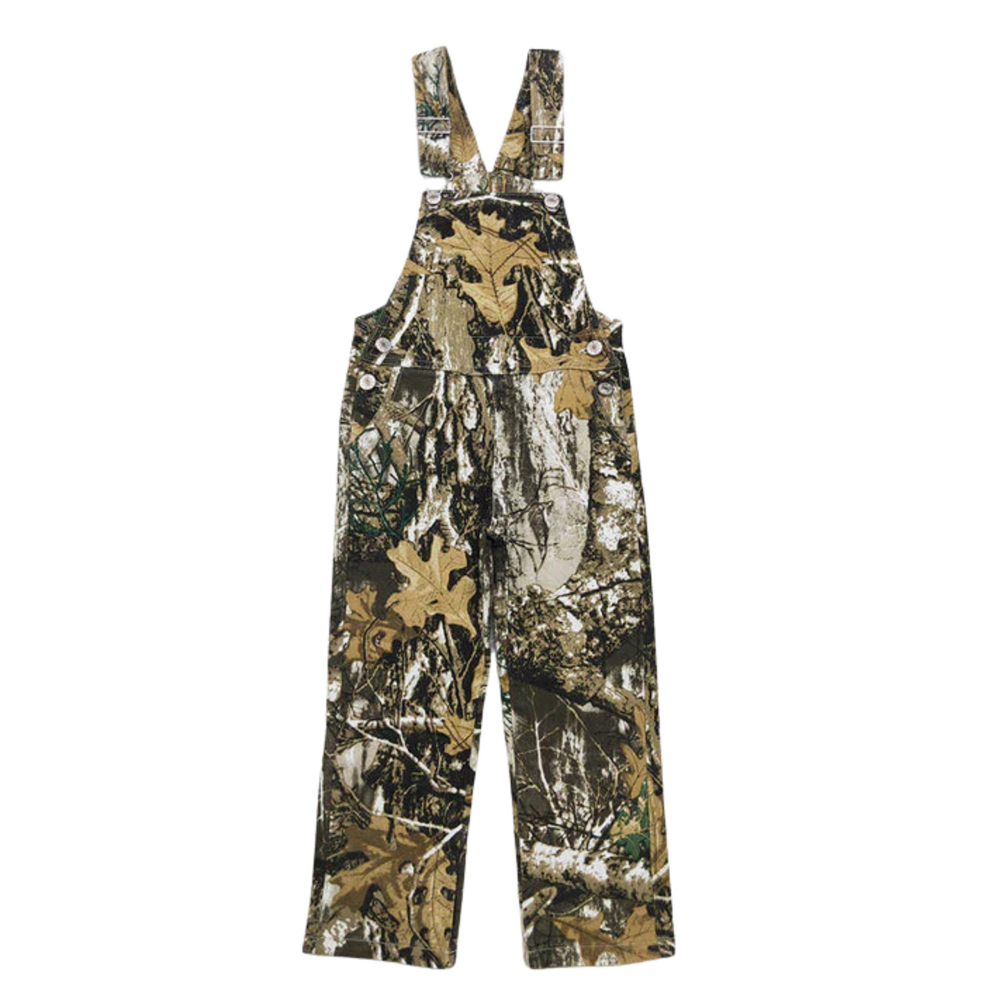 In The Woods Camo Denim Overalls