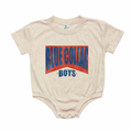 Blue Collar Boys Bubble Romper