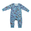 Blue Camo Zippy Romper - Preorder