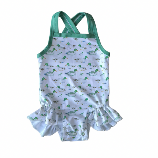 Mallard Ruffle Swimsuit - Read Description