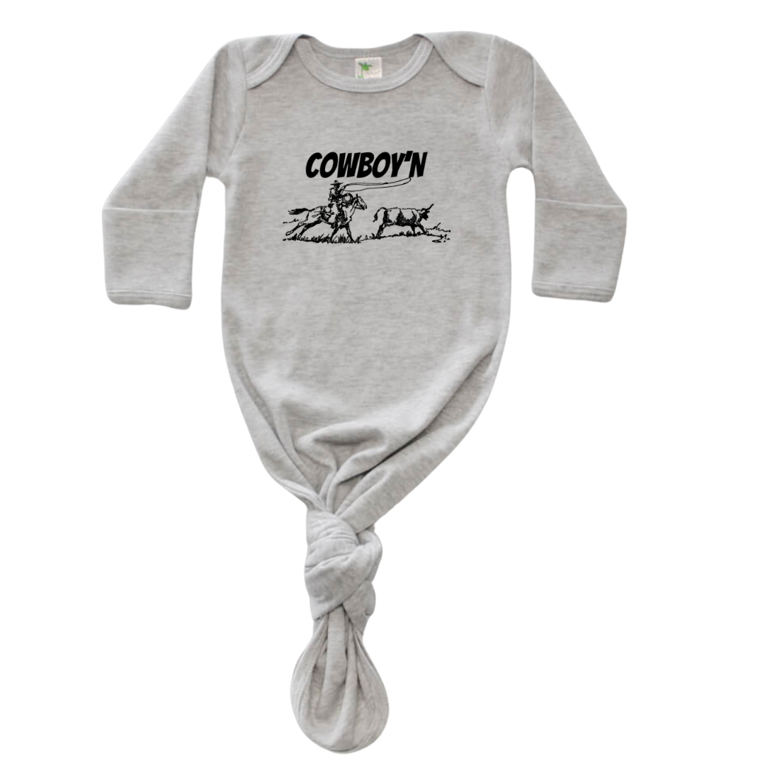 Cowboy’n Knotted Gown