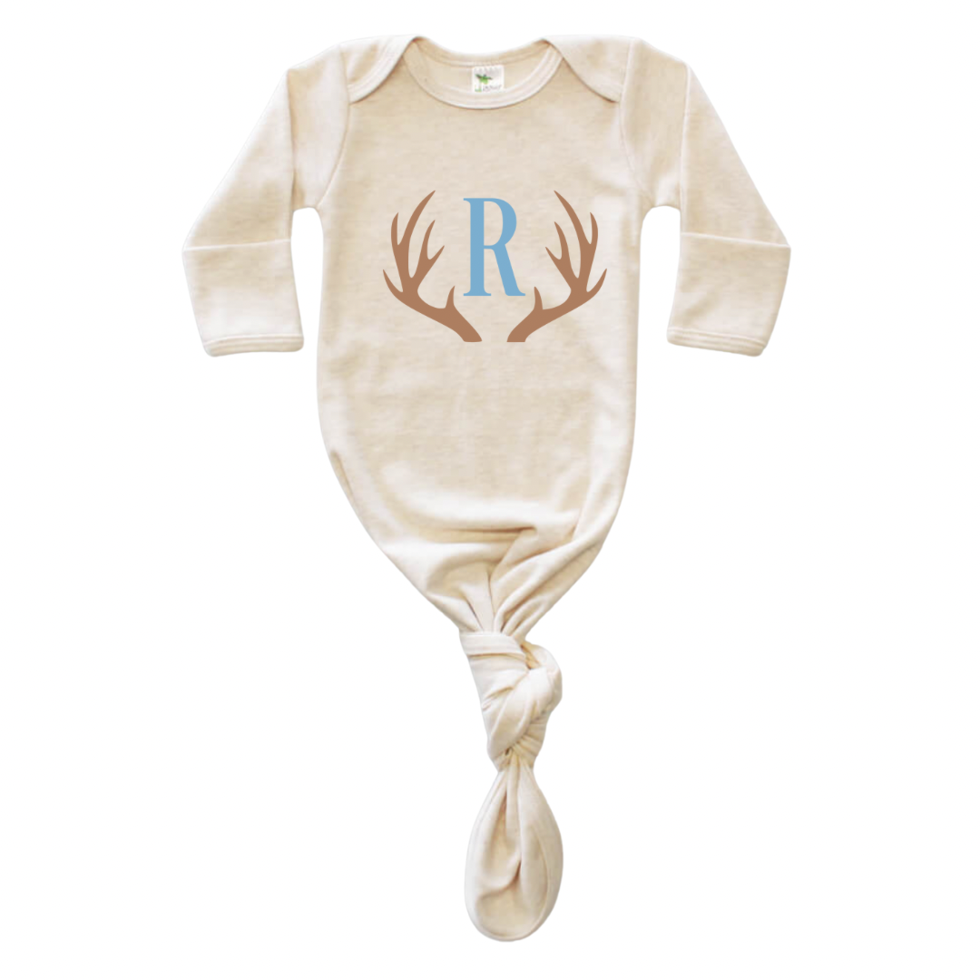 Antler Letter Gown - Custom