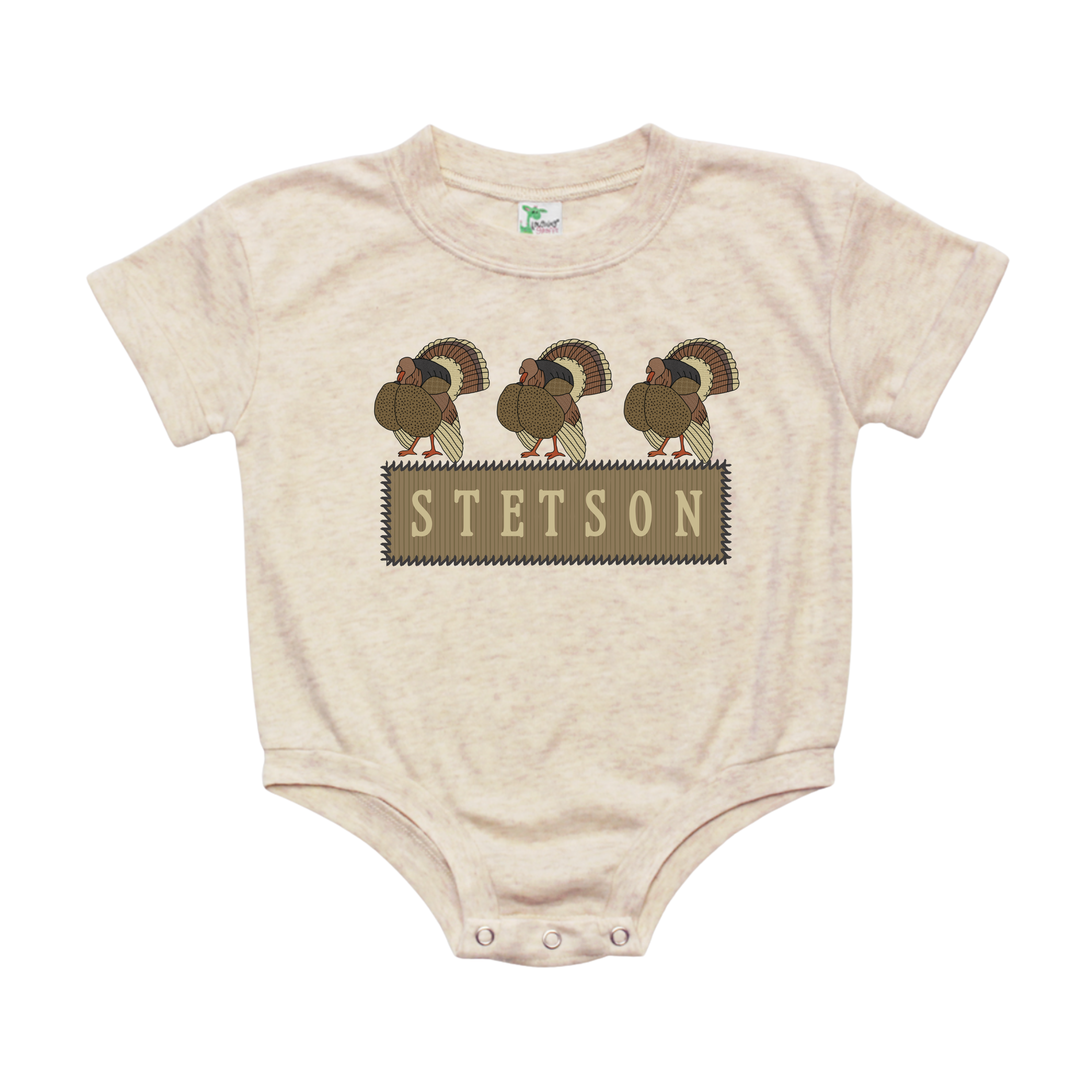 Turkey Trio Name Plate Bubble - Custom