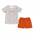 Orange Camo Embroidered Duck Set - Preorder