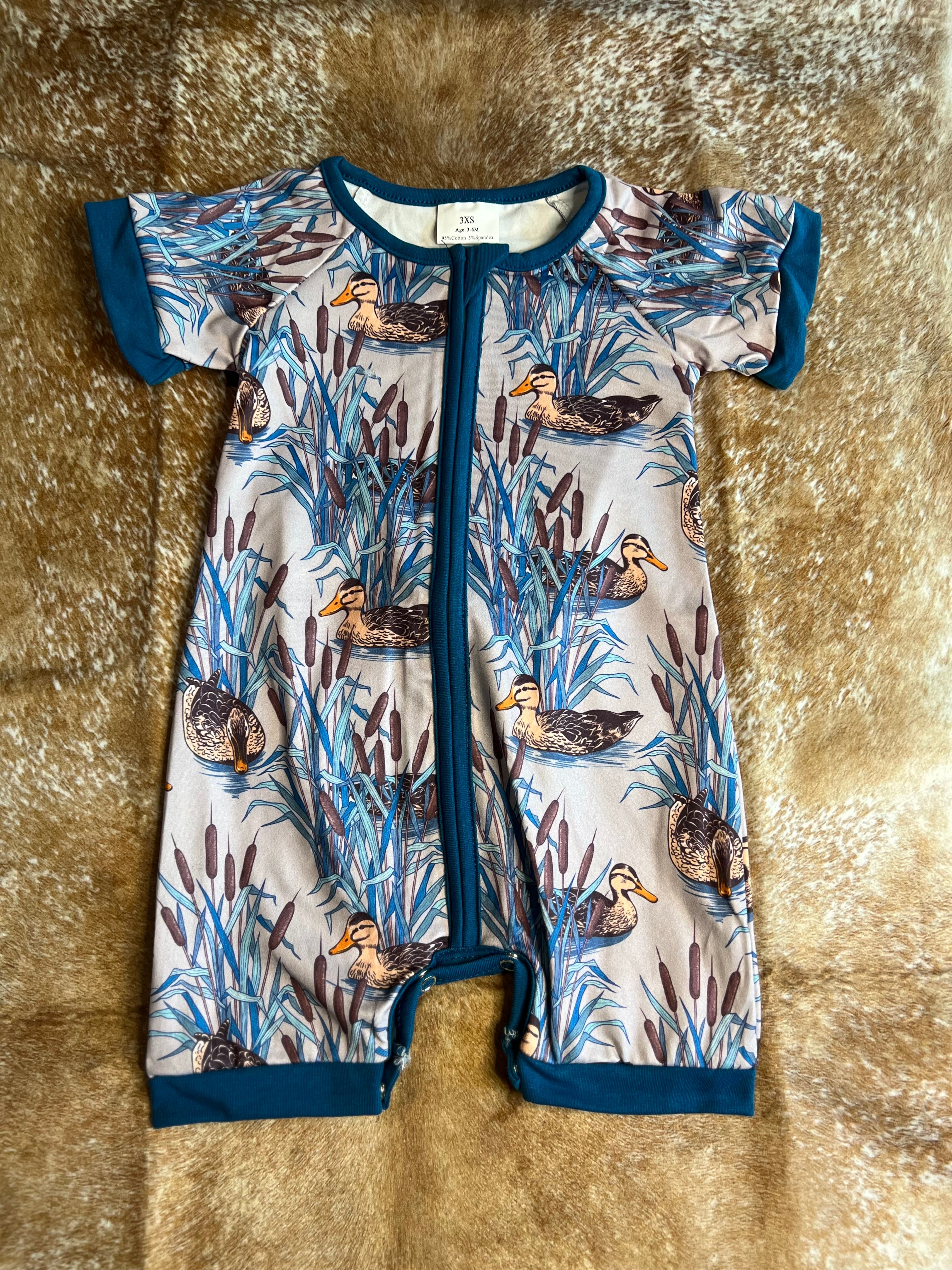 Shortie Duck Romper - Preorder