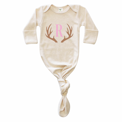 Antler Letter Gown - Custom