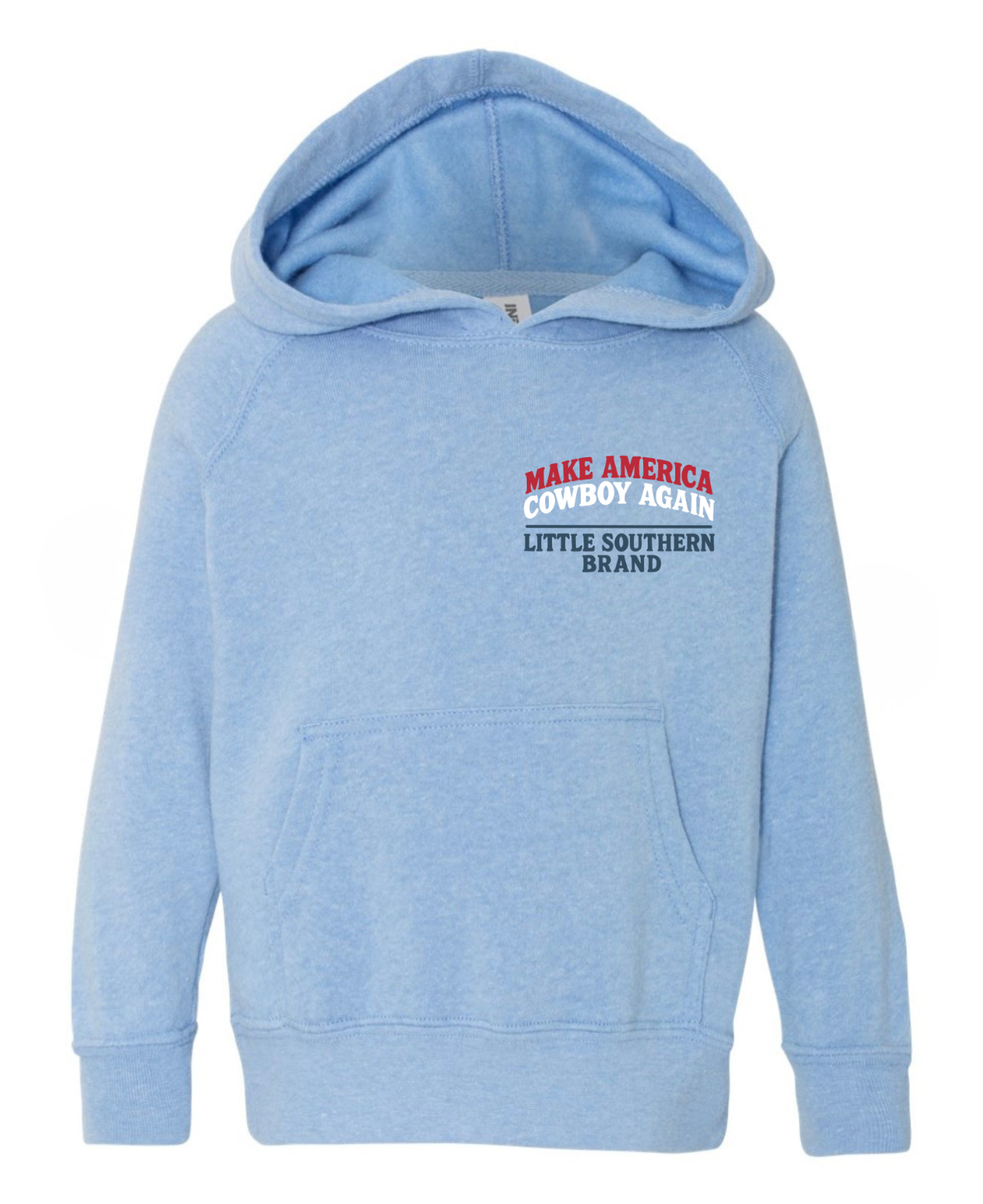 Make America Cowboy Again Hoodie - Light Blue