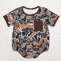 Retro Camo Bubble Romper - Preorder