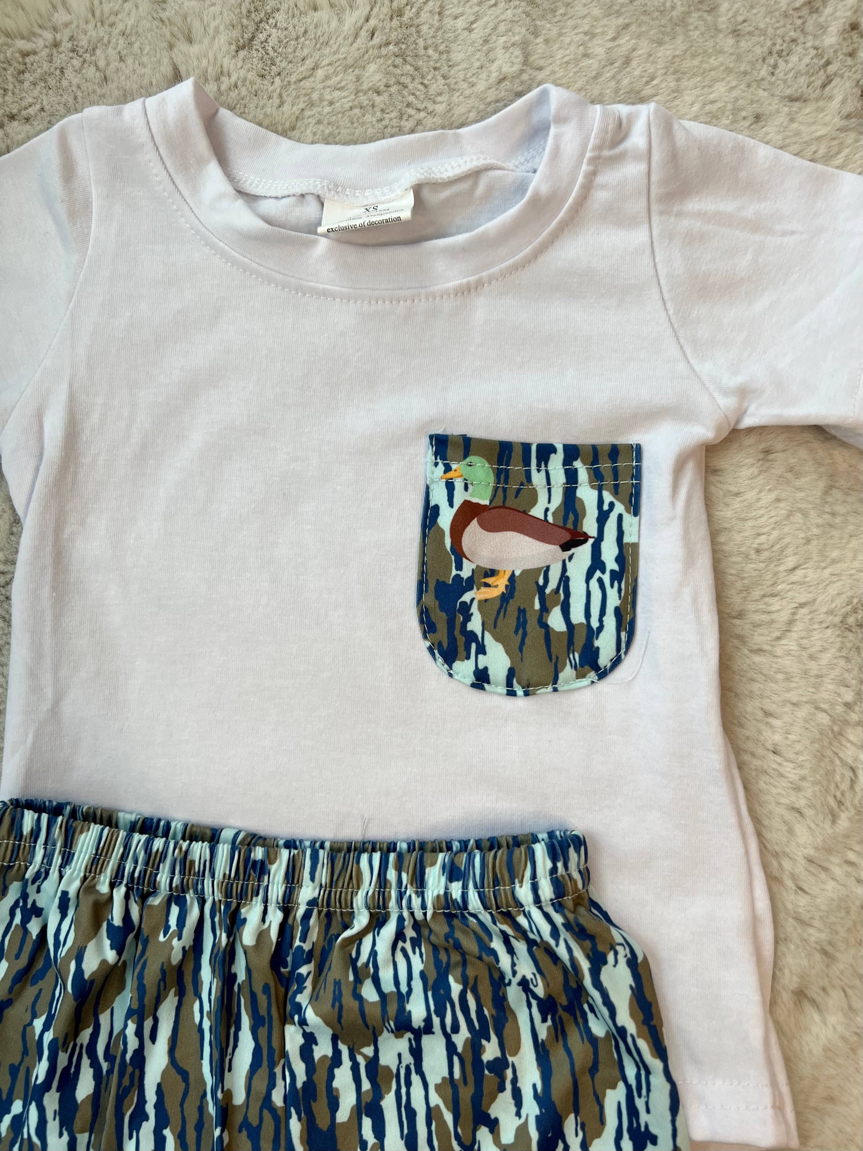 White/Blue Mallard Camo Set - Preorder