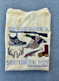 So God Made A Southern Boy - Comfort Colors Butter