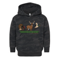 Duck, Turkey, Deer Storm Camo Hoodie