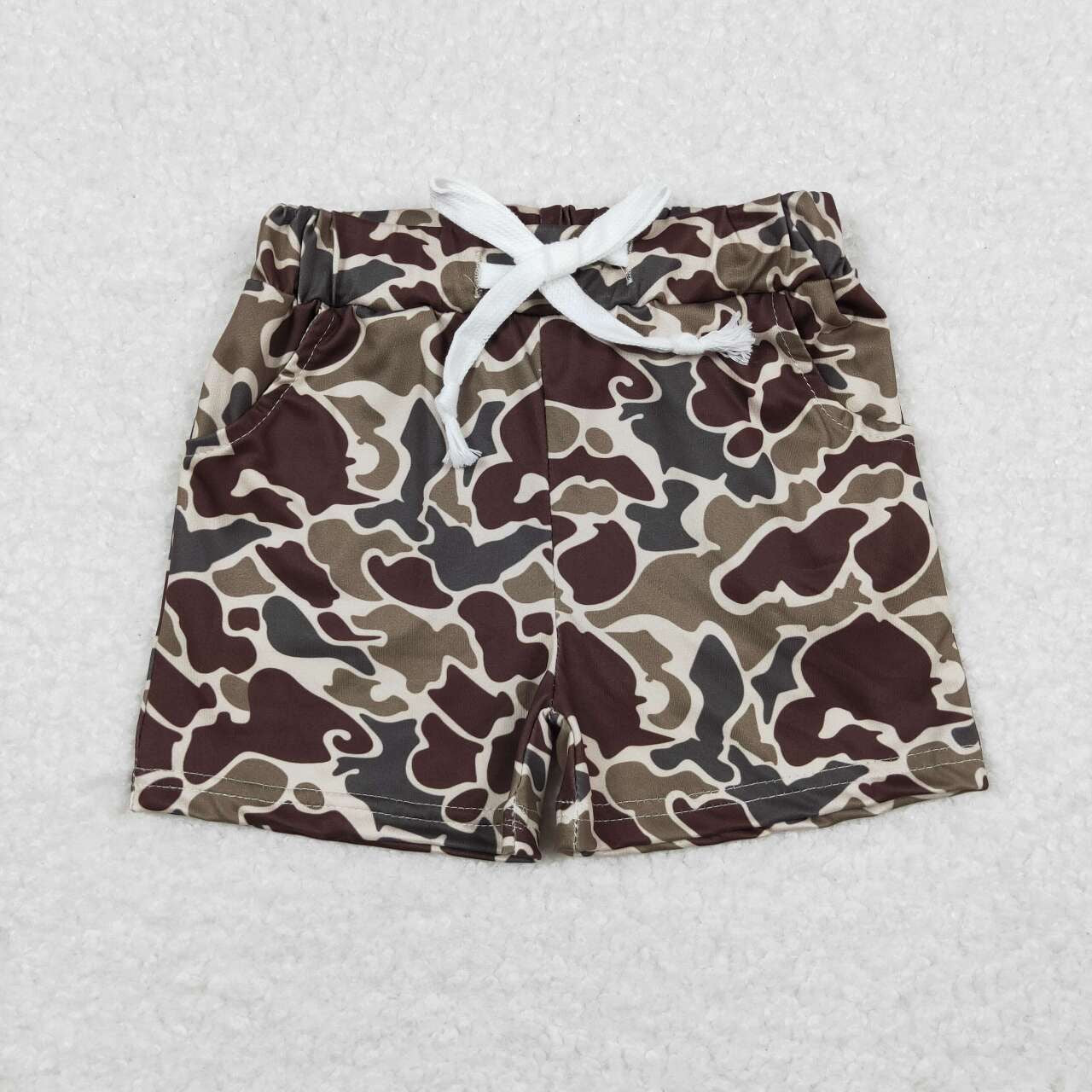 Brown Camo Shorts- Preorder