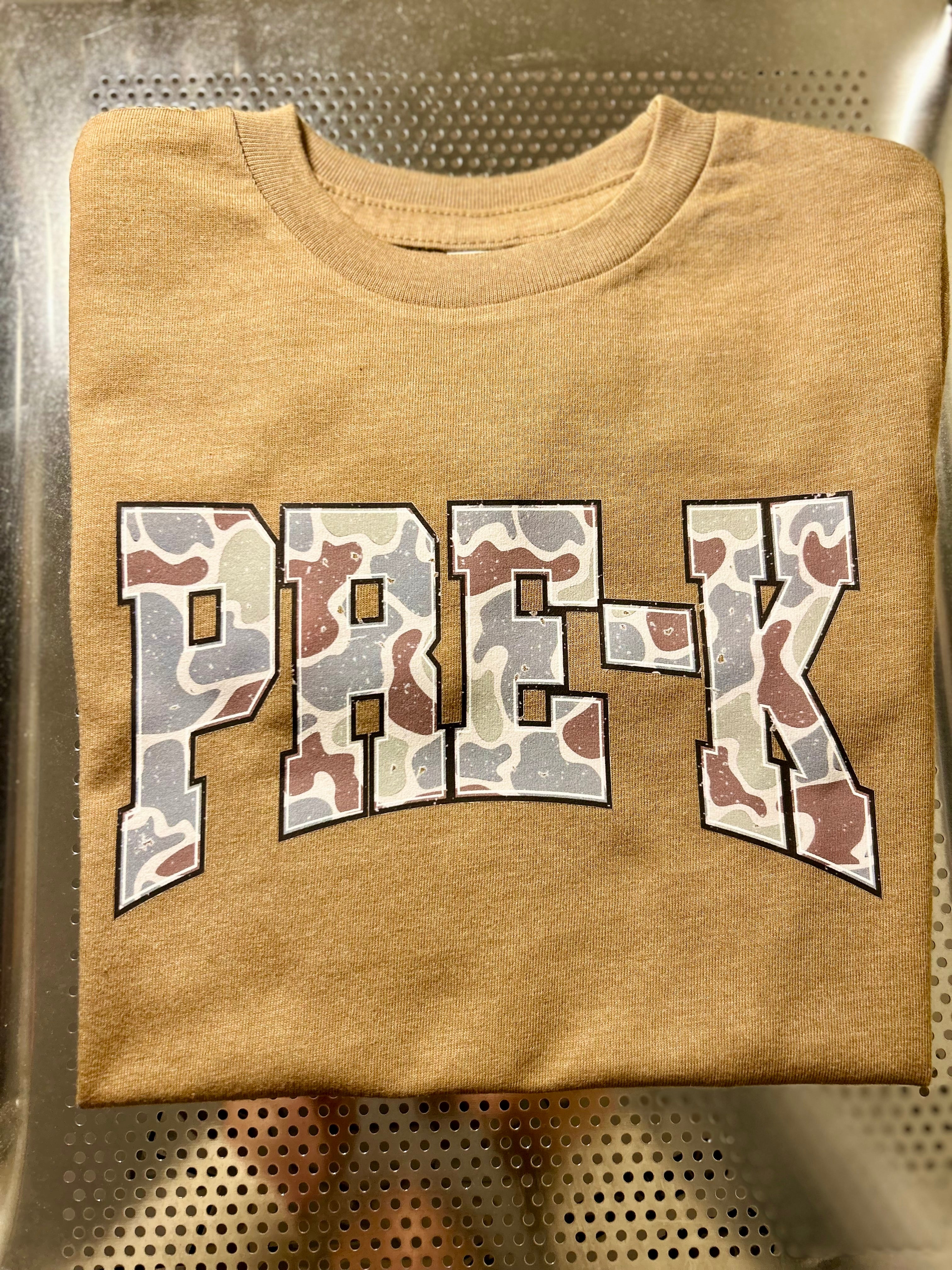 Camo Pre-K Tee (XS)