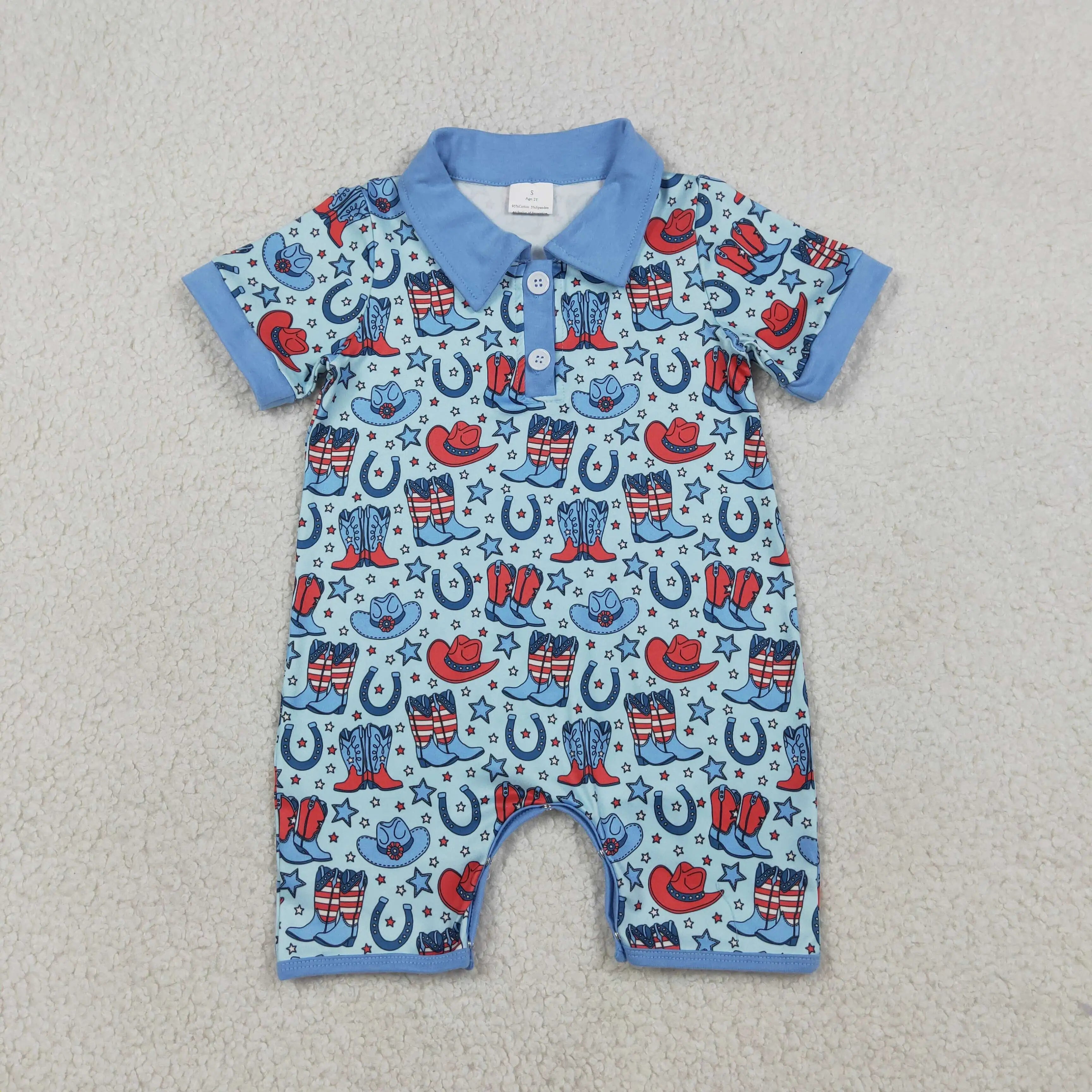 All American Boy Romper - Preorder