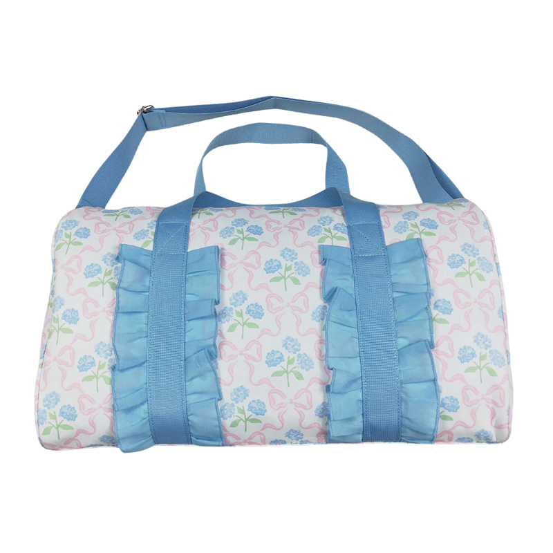 Ruffle Hydrangea Duffle Bag