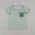 Striped Mallard Pocket Tee - Preorder