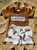 Embroidered Daddy’s Boy Set