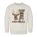 My Family Tree Has A Deer Stand In It Crewneck Sweatshirt