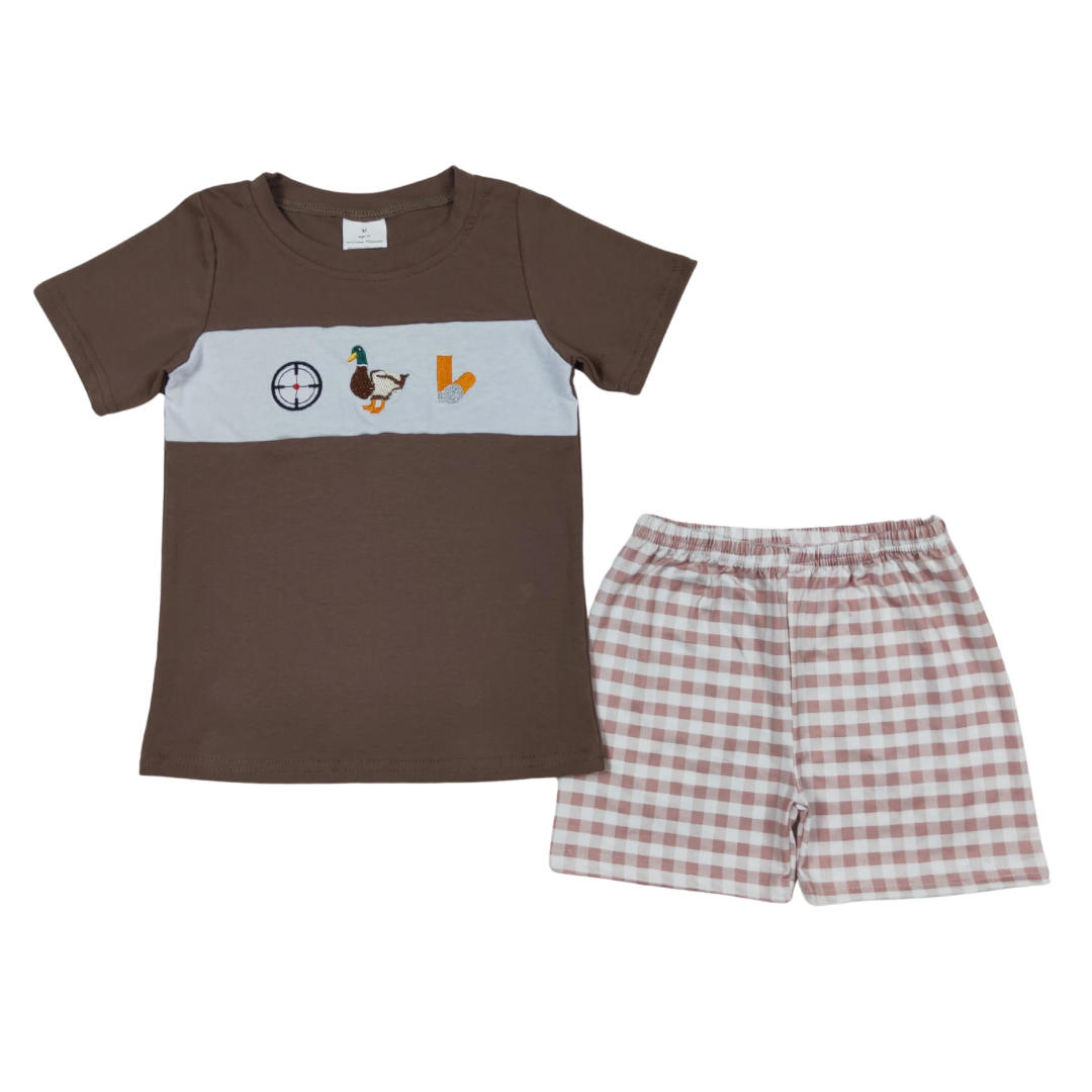Embroidered Duck Hunting Set - Preorder
