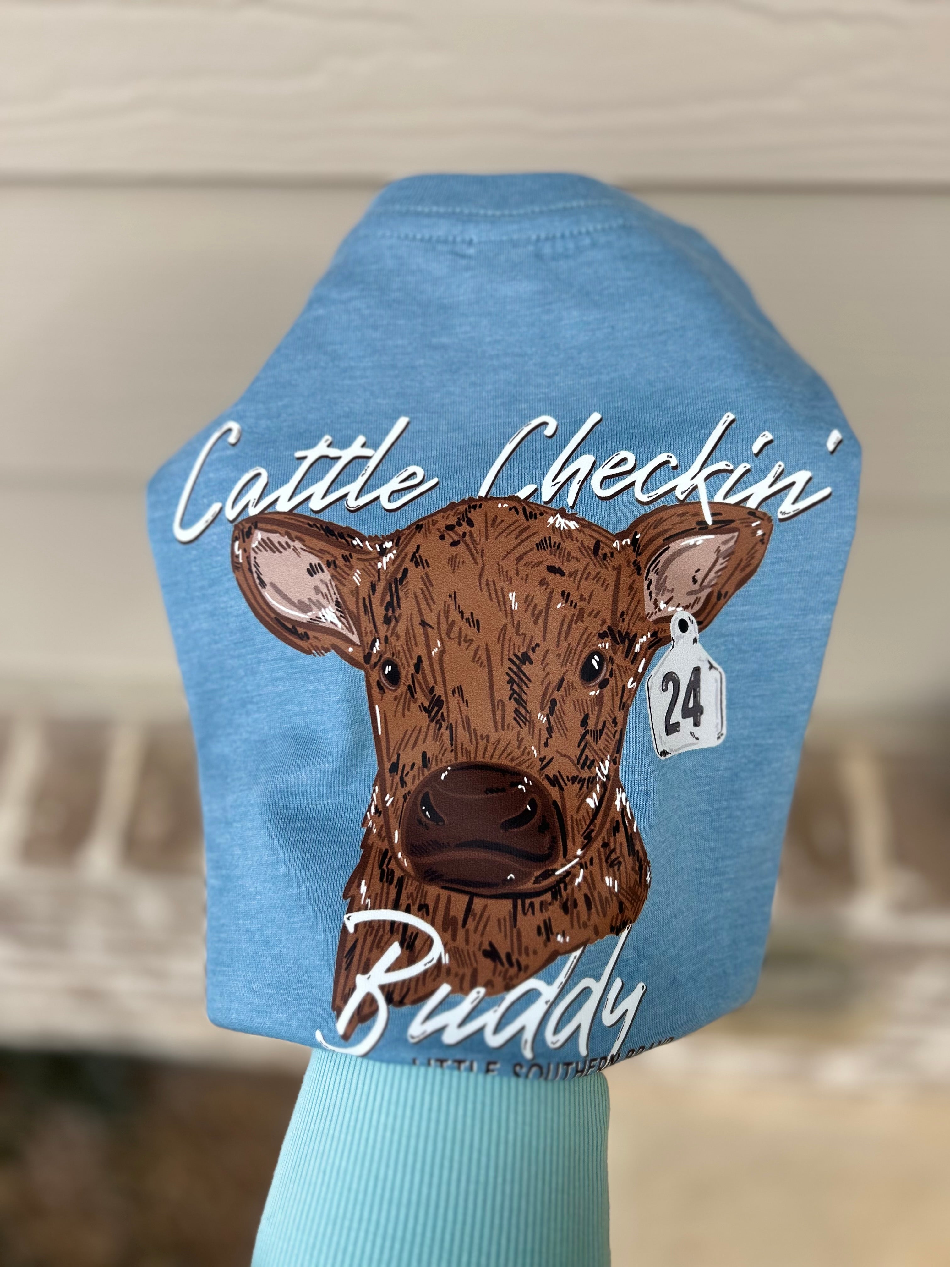 Cattle Checkin’ Buddy - Vintage Indigo