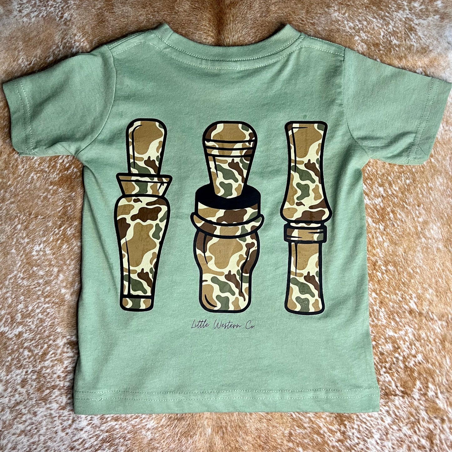 Duck Call Tee - Sage