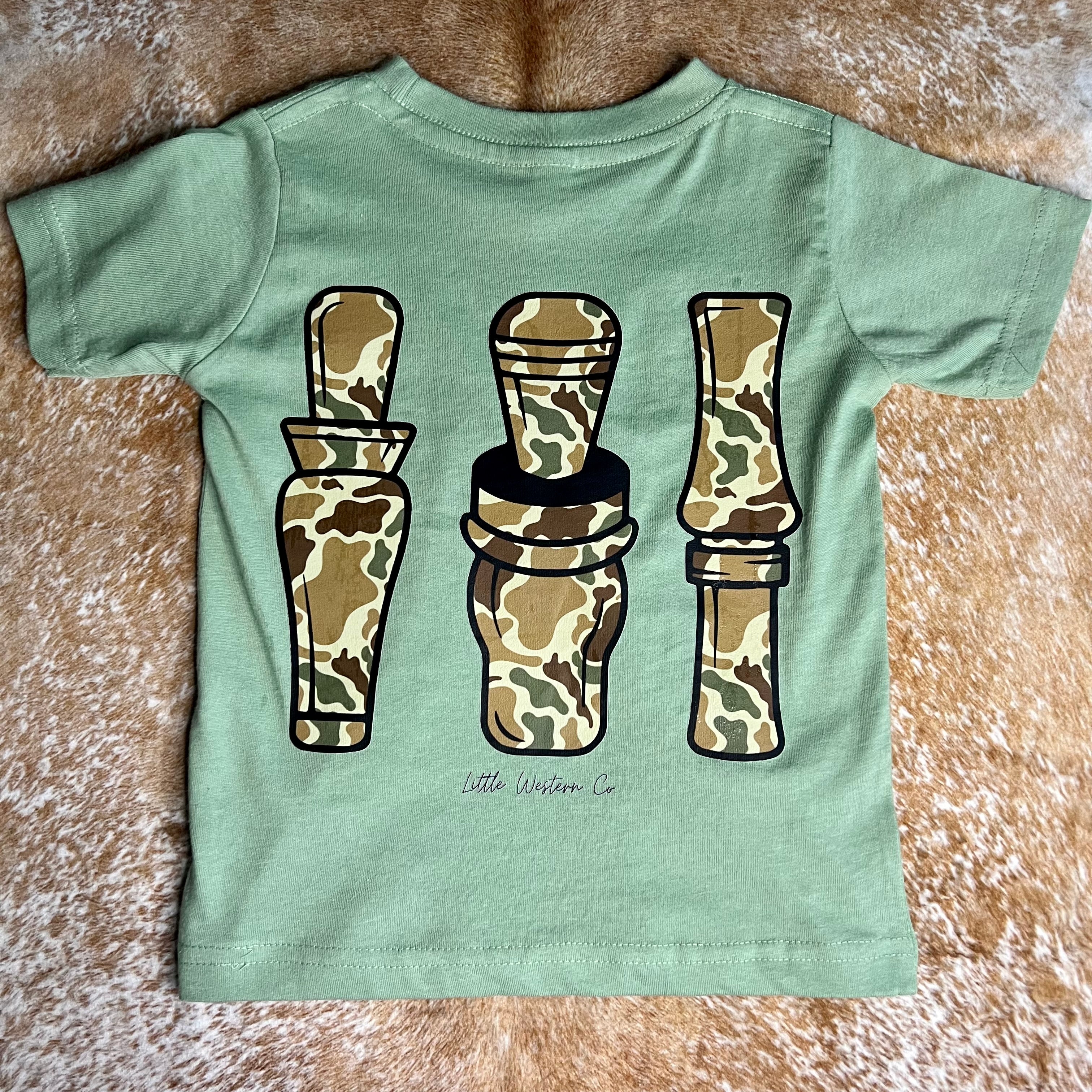 Duck Call Tee - Sage