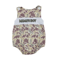Camo Embroidered Mama’s Boy Romper - Preorder