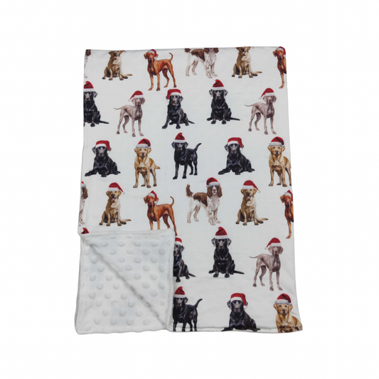 Santa Dogs Blanket