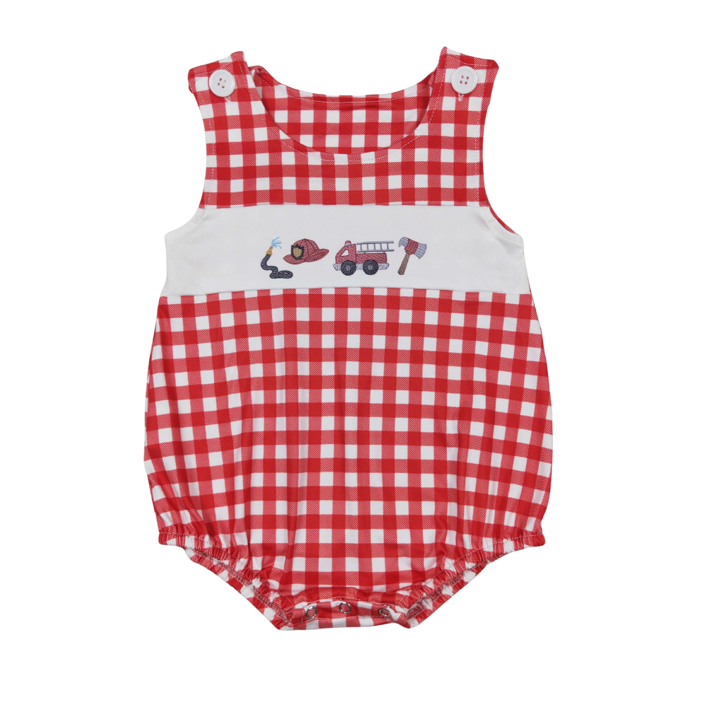 Fireman Romper - Preorder
