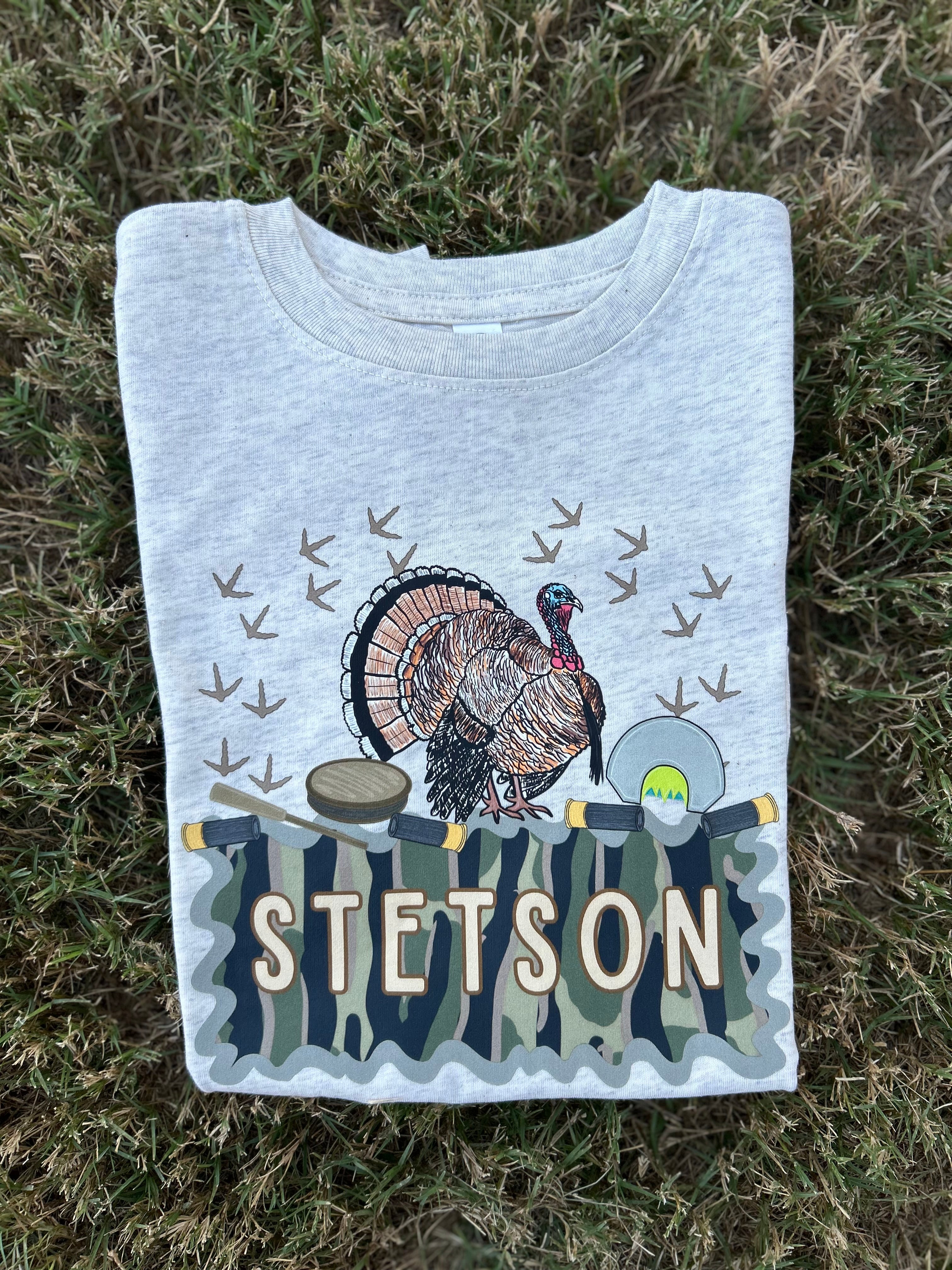 Turkey Hunt Name Plate T-shirt - Custom