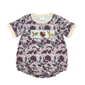 Duck, Turkey & Deer Embroidered Bubble - Preorder