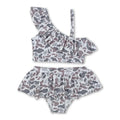 Light Camo Ruffle Swimsuit
