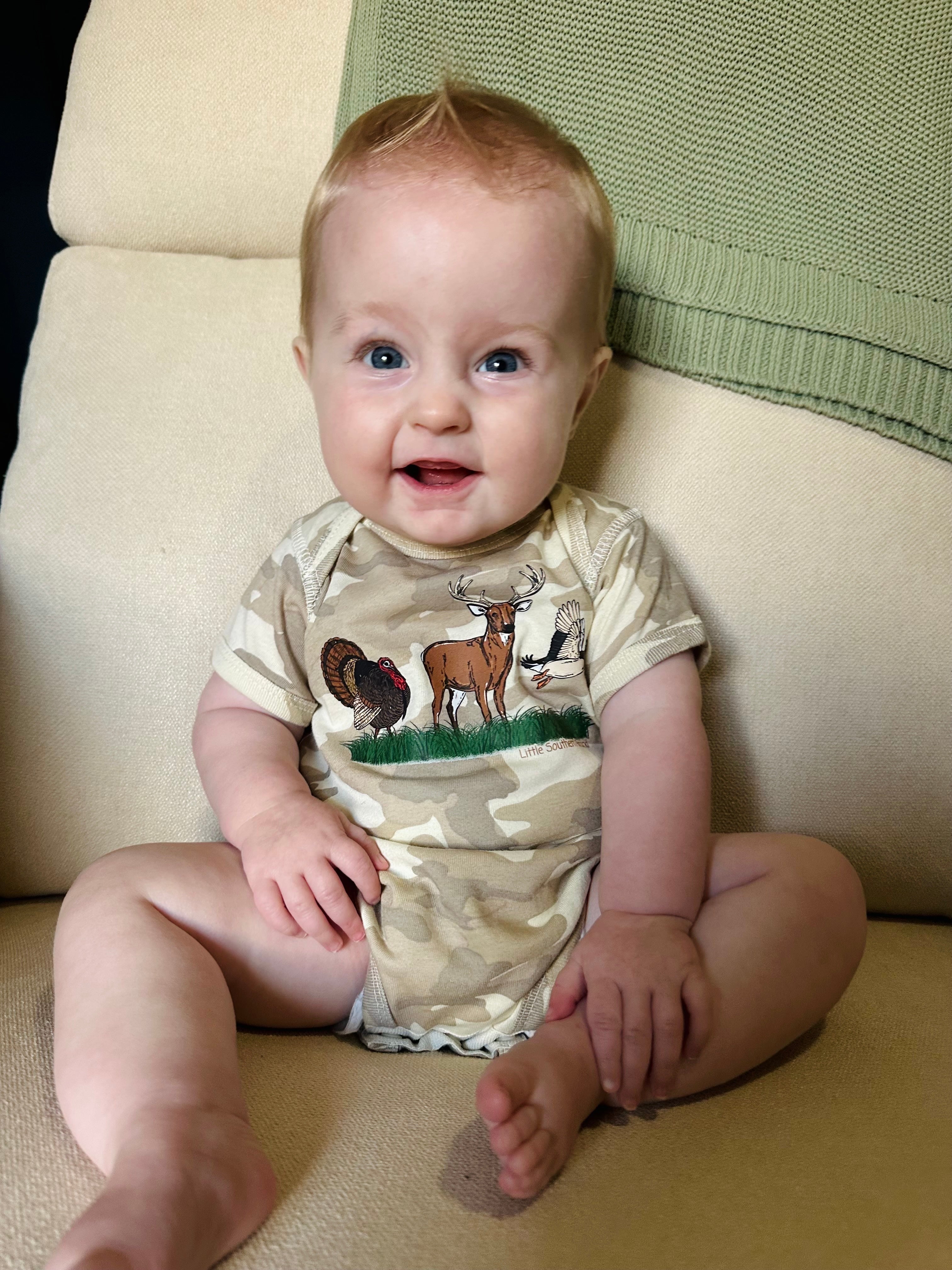 Turkey, Deer, Duck Bodysuit | Natural Camo