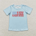 Light Blue Fish Flag Tee - Preorder