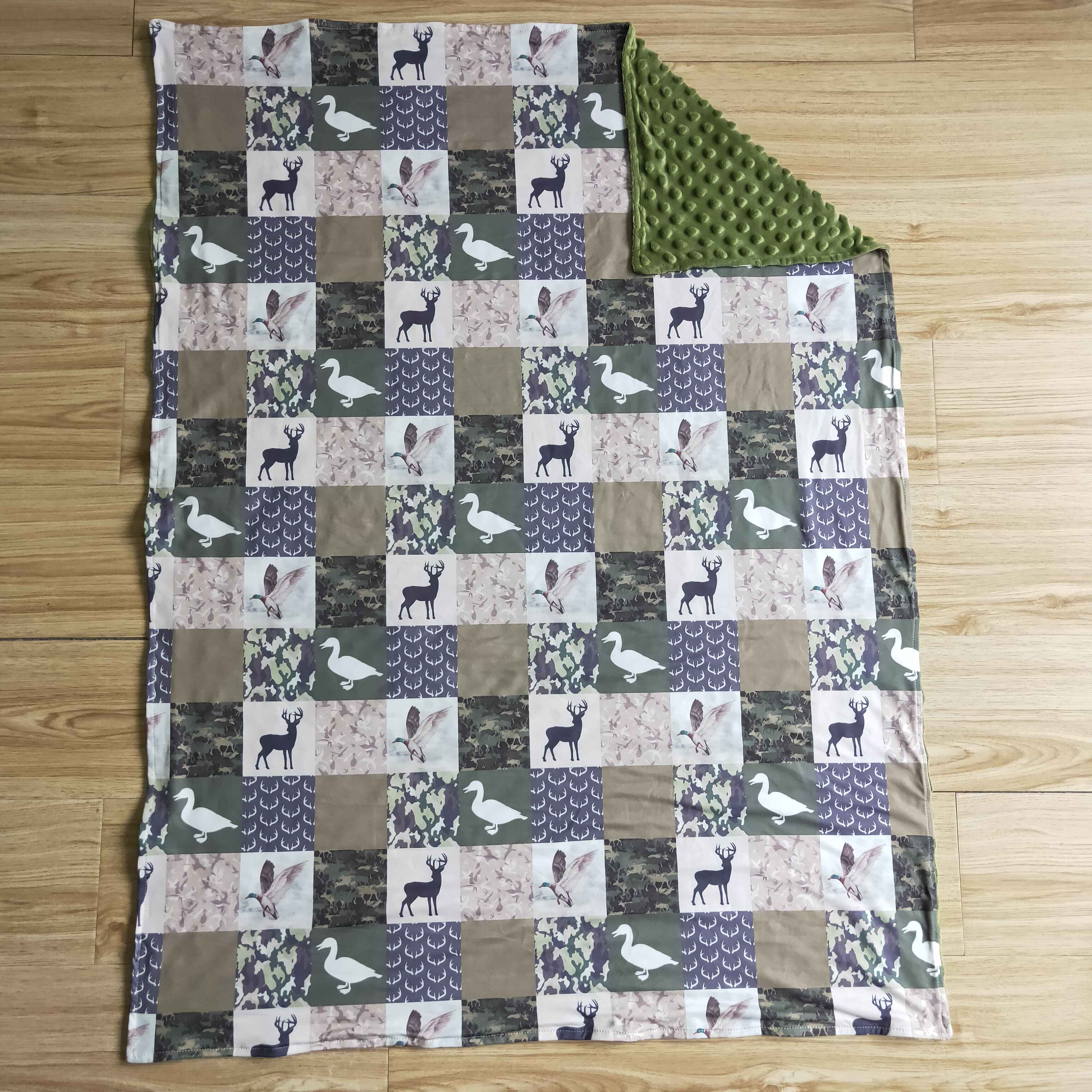 Hunting Minky Blanket - Preorder