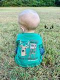 My Family Tree Has A Deer Stand In It Kelly Green T-shirt