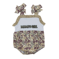 Camo Embroidered Mama’s Girl Romper - Preorder