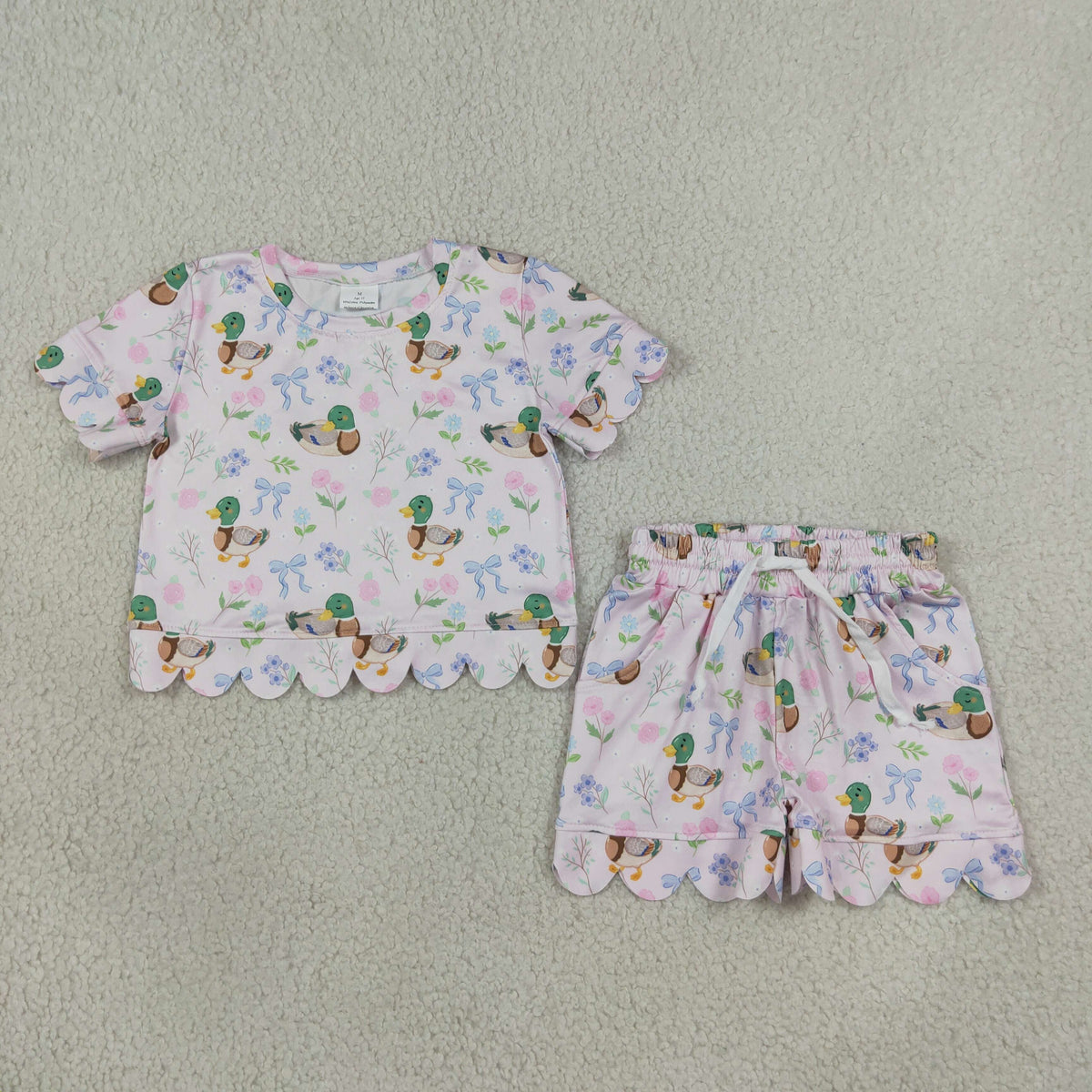 Floral Mallard Scallop Set