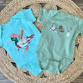 Duck, Turkey, Deer *Sage onesie only*