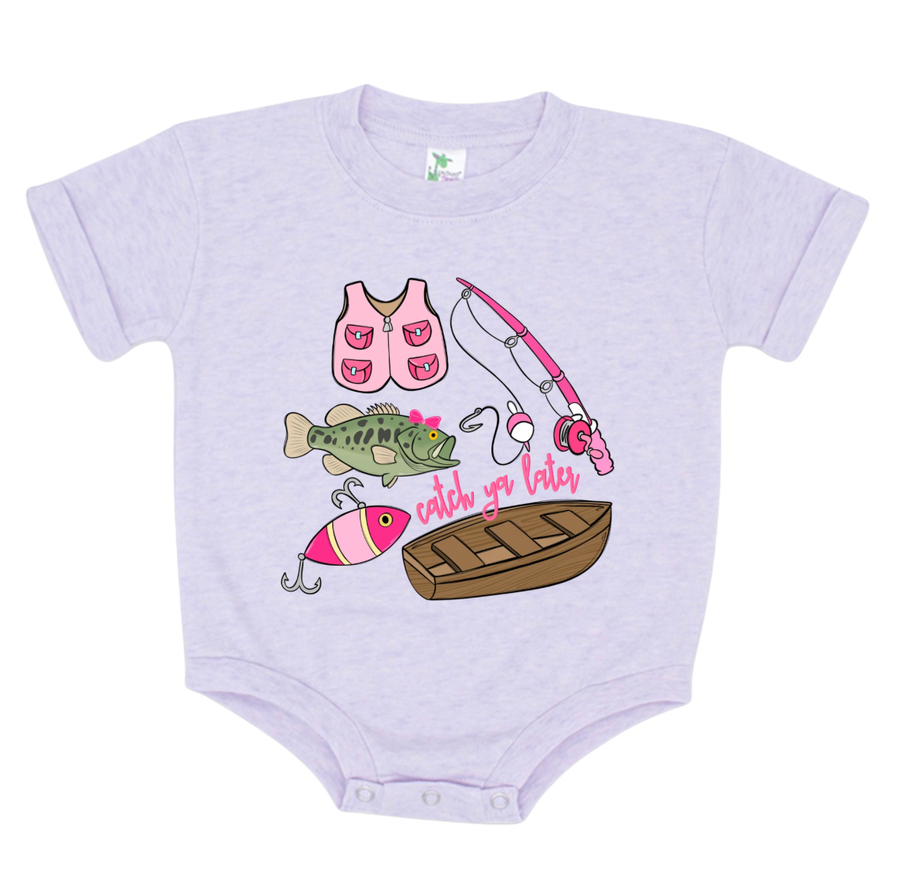 Girls Catch Ya Later Doodles Bubble | 2 colors