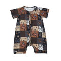 Rodeo Zippy Shortie Romper - Preorder