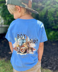 Just A Boy Who Loves Dirt - Carolina Blue