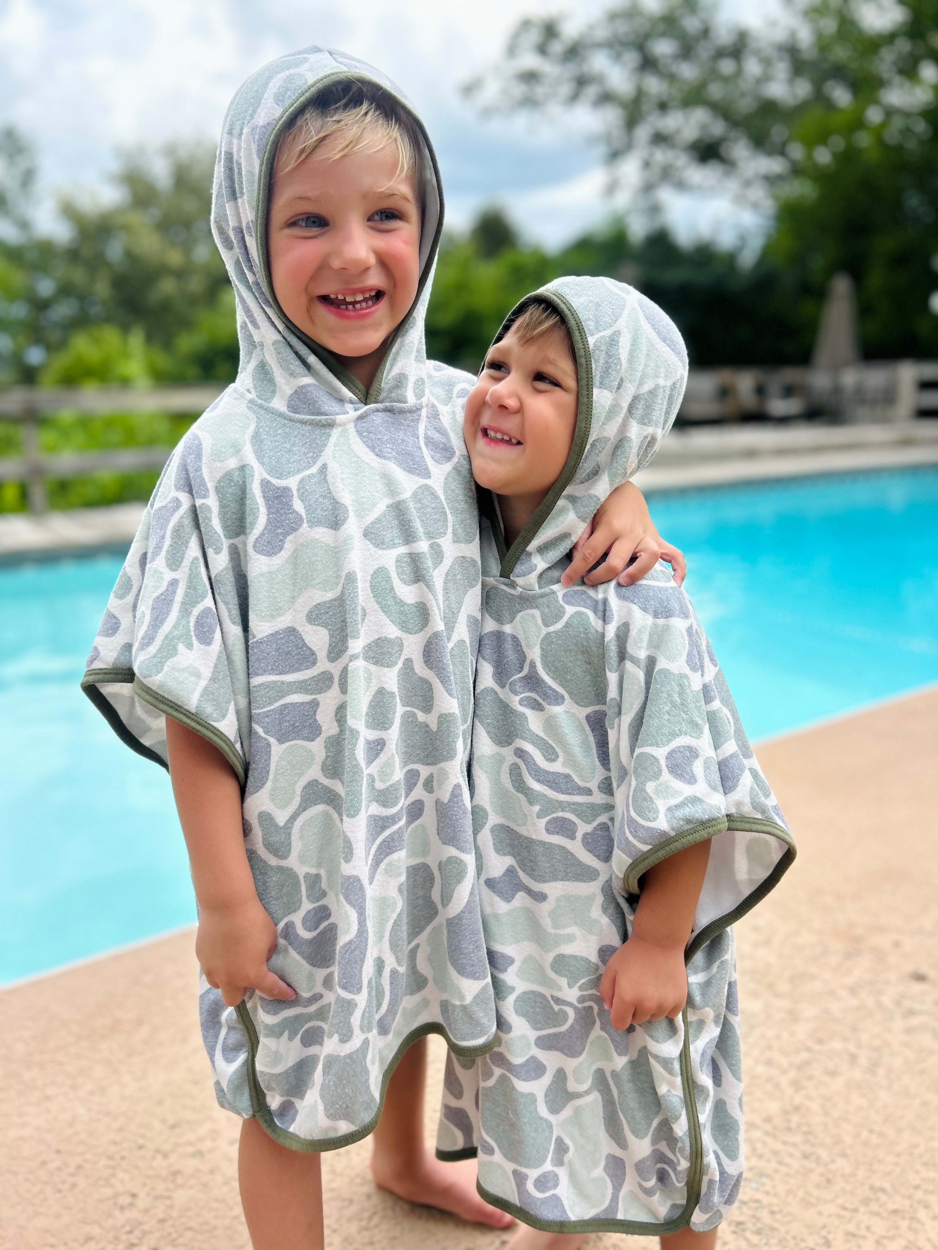 Green Camo Hooded Towel - Preorder