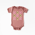 Yellow Labs & Bows Onesie