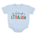 So God Made a Little Bro Bubble Romper