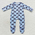 Blue Tractor Footie